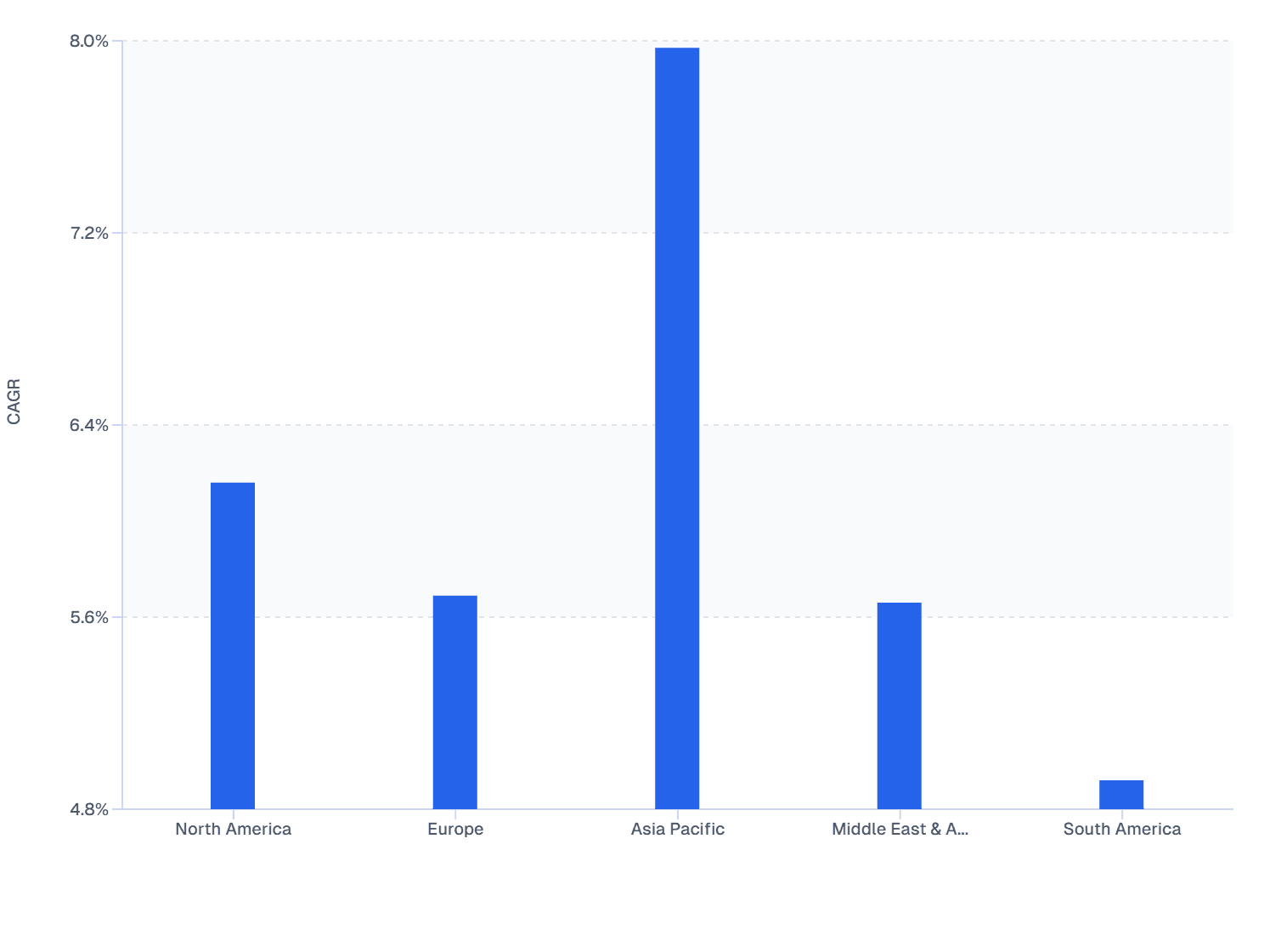 Global Magnesium Supplement Market: Regional CAGR Analysis (2024-32)