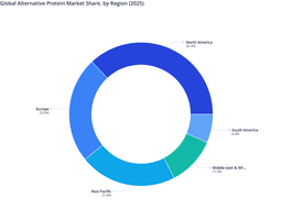 North America Accounted for the Largest Share of Global Alternative Protein Market Value